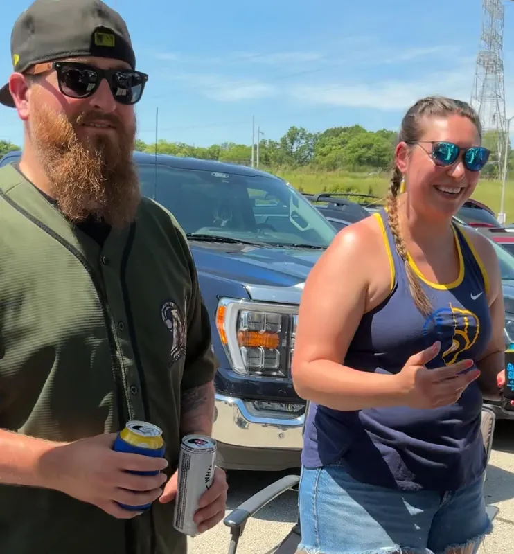 Ryan and Kori at Brewers game